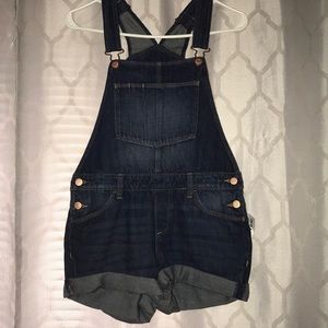 jean overall shorts